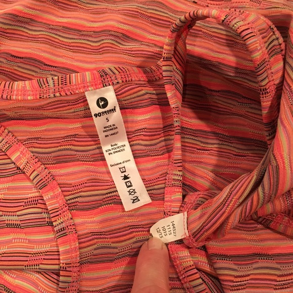 90 Degree Reflex Striped bright colored tank top S - Picture 7 of 7